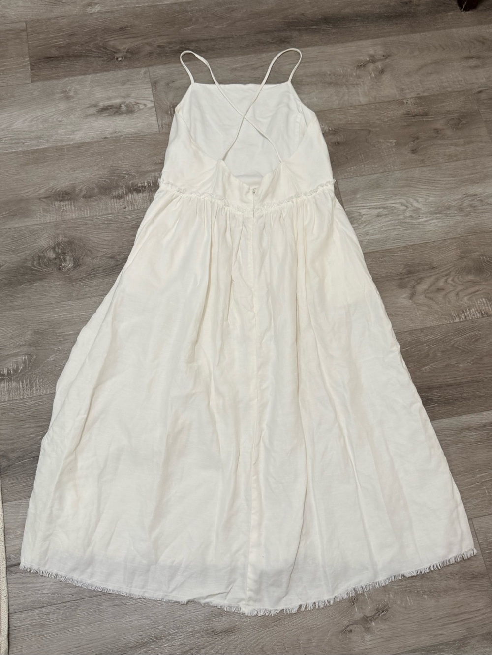 Le Fou Wilfred Hymne Frayed Linen Dress - Picture 3 of 5